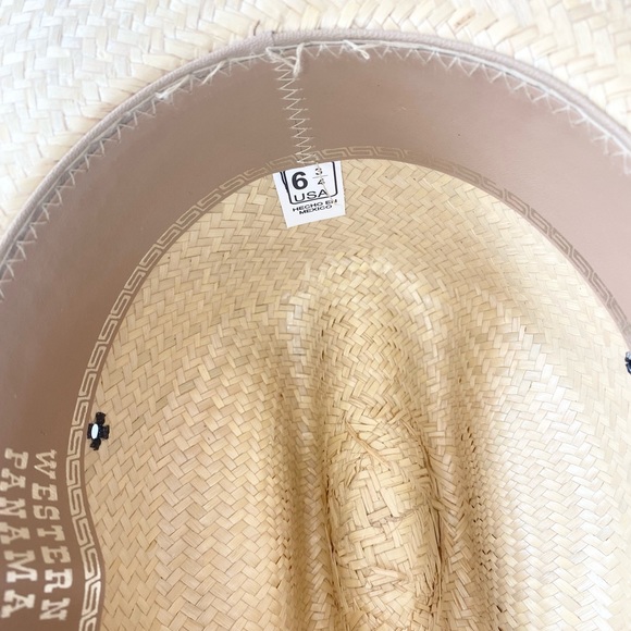 Western Panama Cowboy Hat - Picture 8 of 13